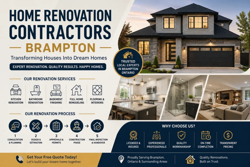 Home Renovation Contractors Brampton from swiftrenos.com