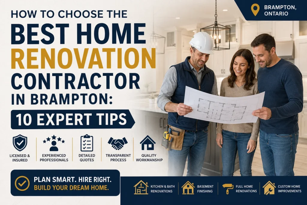 How to Choose the Best Home Renovation Contractor in Brampton from swiftrenos.com